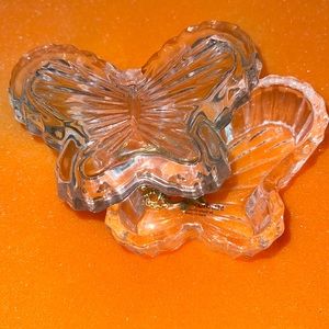 Butterfly Trinket Box & Necklace For Sale!!